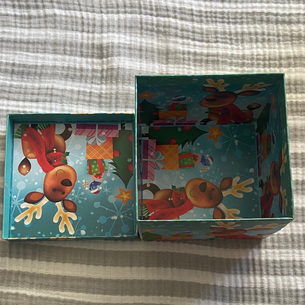 Festive Normal Reindeer Gift Box feet’s inside a gift item is perfect size